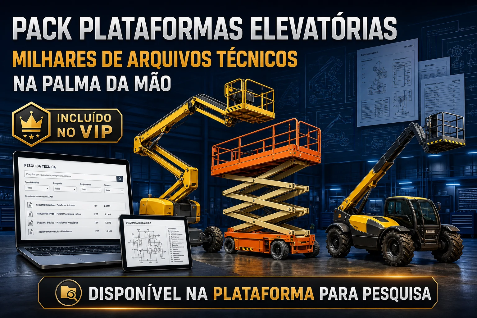 Pack Plataformas Elevatórias